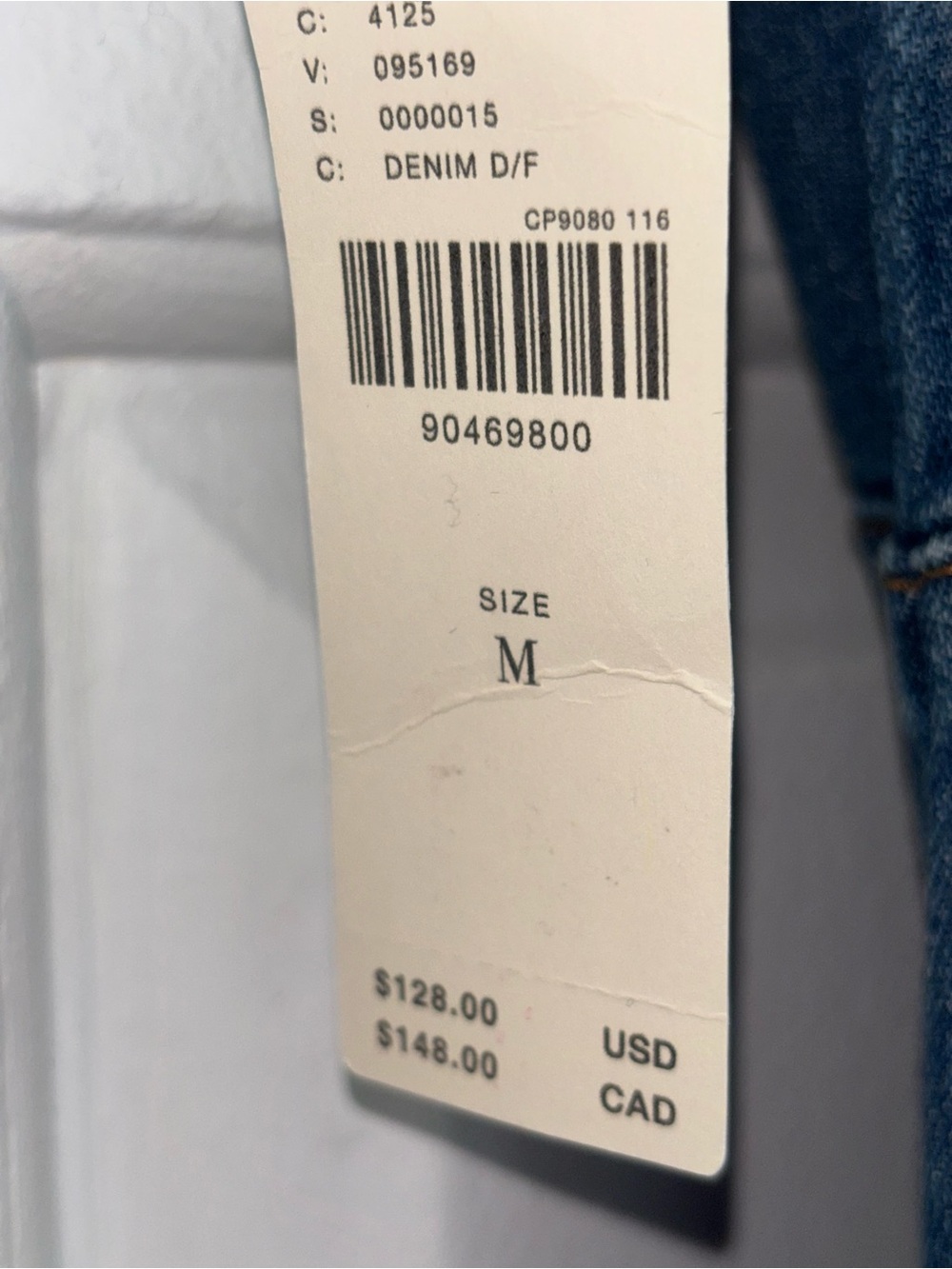 NWT retail $128 size M #Anthropologie. “Strapless Button-Front Denim Romper” - Picture 7 of 7